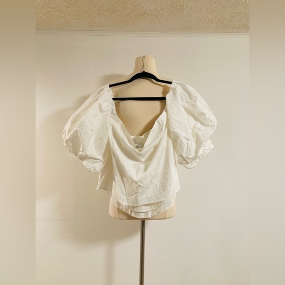 SOLD Free People Mare Mare Piera Cotton Top Size Medium White NWOT - Picture 7 of 12